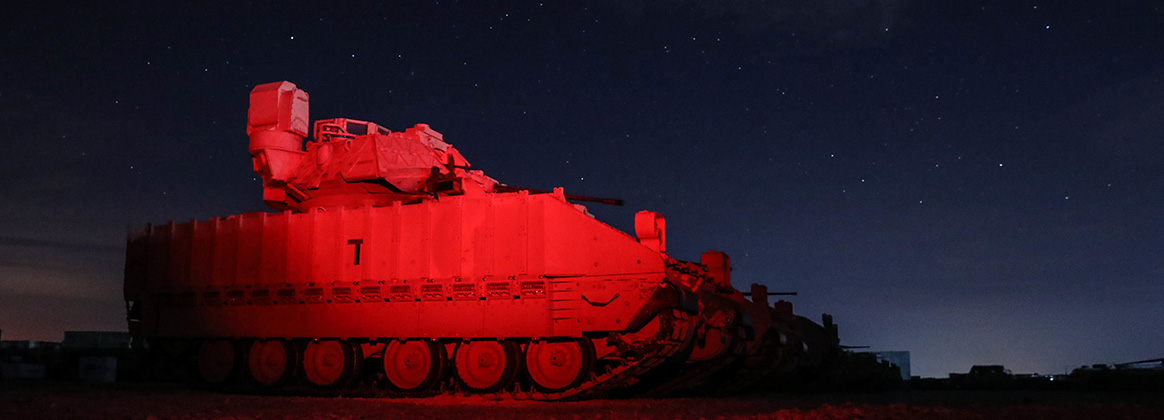 M2A3 Bradley Fighting Vehicles deploy to Northeast Syria