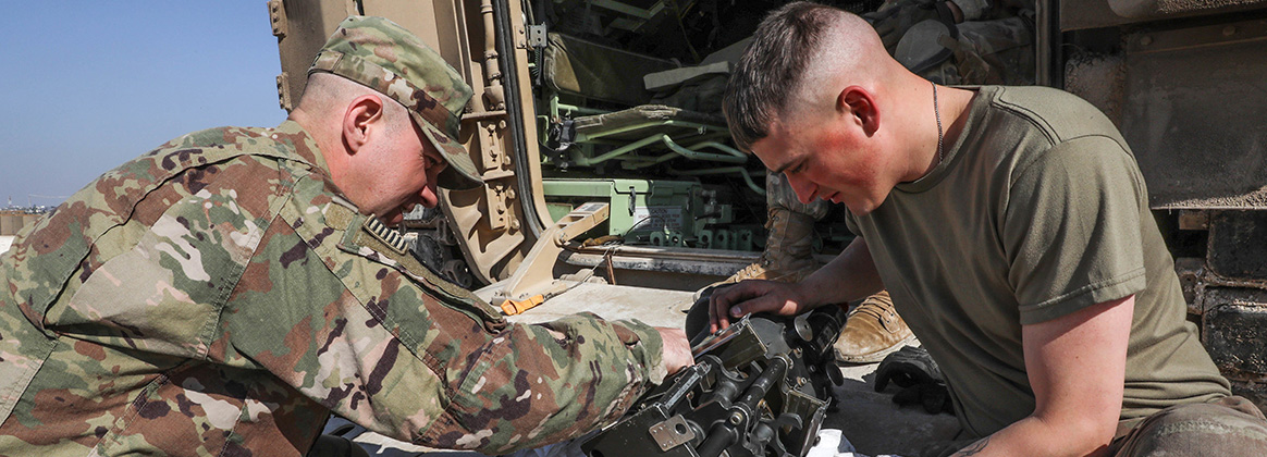 M2A3 Bradley Fighting Vehicles deploy to Northeast Syria